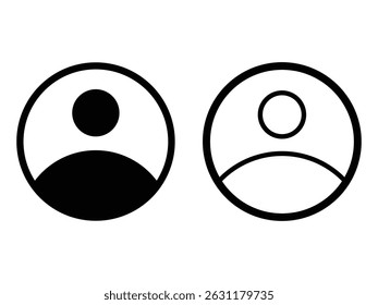 User Icon. Profile Icon symbol, social media Graphic elements, Member Pictogram, Application illustration, vector stock in Minimal Style. User vector icon. Vector illustration.
