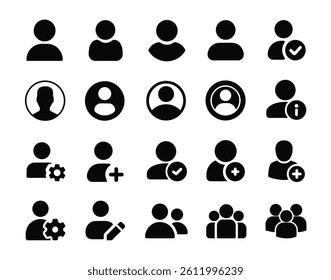 User Icon, Profile Icon Vector
