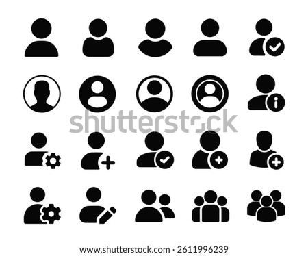 User Icon, Profile Icon Vector