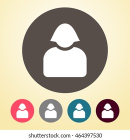 User Icon in round shape.