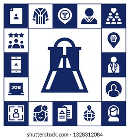 user icon set. 17 filled user icons.  Collection Of - User, Rating, Navigation, Slider, Job search, Placeholder, Businessman, Portrait, Uniform, Woman, Menu, Avatar, Group, Customer service