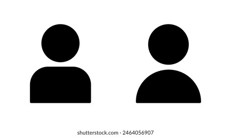 User Icon set. person sign. people icon. 