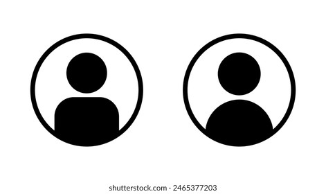User Icon set. person sign. people icon. 