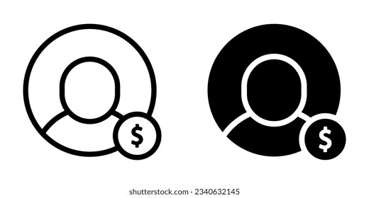 User icon. sign for mobile concept and web design. vector illustration