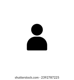 User icon, user sign vector for web site Computer and mobile app