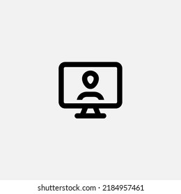 Symbol für Benutzer, Vektorsymbol, Symbol, Logo-Illustration für Web und Mobile