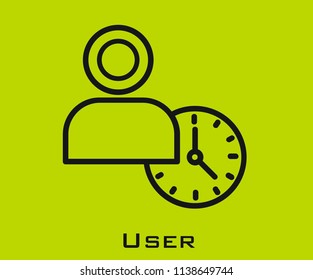 User icon signs