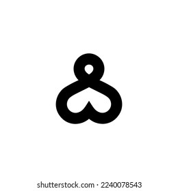 User icon. Simple style poster social media background symbol. User brand logo design element. User t-shirt printing. Vector for sticker.