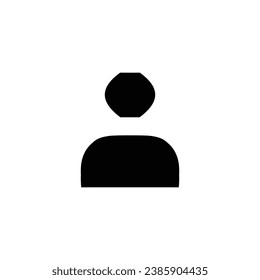 Icono de usuario. Afiche de estilo simple símbolo de fondo de medios sociales. Elemento de diseño de logotipo de marca de usuario. Impresión de camisetas de usuario. Vector para pegatinas.