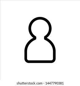 
user icon. symbol of business people with trendy flat style icon for web site design, logo, app, UI isolated on white background. vector illustration eps 10