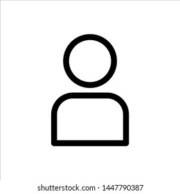 
user icon. symbol of business people with trendy flat style icon for web site design, logo, app, UI isolated on white background. vector illustration eps 10