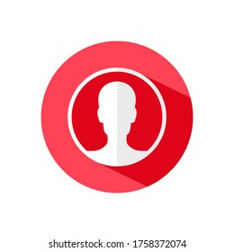 User icon Symbol Human avatar.Simple style.vector illustration eps