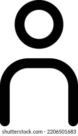 Icono de usuario, símbolo o logotipo