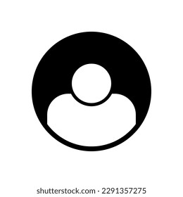 user icon template editable. user symbol vector sign isolated on white background..eps