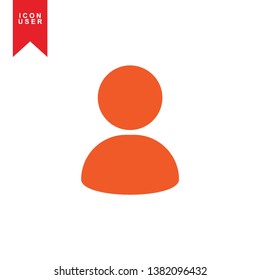User Icon in trendy flat style isolated on white background. User silhouette symbol for your web site design, logo, app, UI. Vector illustration, EPS10. - Vector
