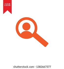User Icon in trendy flat style isolated on white background. User silhouette symbol for your web site design, logo, app, UI. Vector illustration, EPS10. - Vector
