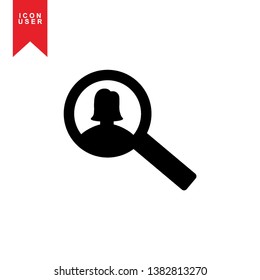 User Icon in trendy flat style isolated on white background. User silhouette symbol for your web site design, logo, app, UI. Vector illustration, EPS10. - Vector
