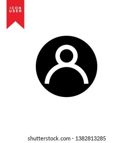 User Icon in trendy flat style isolated on white background. User silhouette symbol for your web site design, logo, app, UI. Vector illustration, EPS10. - Vector
