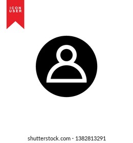 User Icon in trendy flat style isolated on white background. User silhouette symbol for your web site design, logo, app, UI. Vector illustration, EPS10. - Vector

