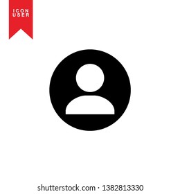 User Icon in trendy flat style isolated on white background. User silhouette symbol for your web site design, logo, app, UI. Vector illustration, EPS10. - Vector
