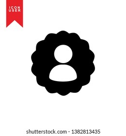 User Icon in trendy flat style isolated on white background. User silhouette symbol for your web site design, logo, app, UI. Vector illustration, EPS10. - Vector

