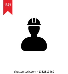 User Icon in trendy flat style isolated on white background. User silhouette symbol for your web site design, logo, app, UI. Vector illustration, EPS10. - Vector
