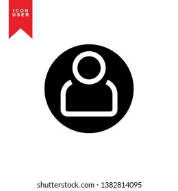 User Icon in trendy flat style isolated on white background. User silhouette symbol for your web site design, logo, app, UI. Vector illustration, EPS10. - Vector
