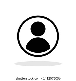 User icon in trendy flat style. Business people / Group symbol for your web site design, logo, app, UI Vector EPS 10. - Vector