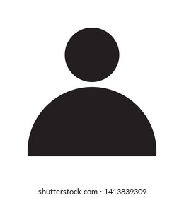 User icon in trendy flat style design. Vector graphic illustration. Suitable for website design, logo, app, and ui. EPS 10.