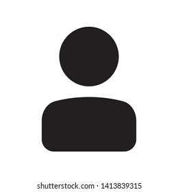 User icon in trendy flat style design. Vector graphic illustration. Suitable for website design, logo, app, and ui. EPS 10.