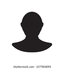 User Icon in trendy flat style isolated. User silhouette symbol for your web site design, logo, app, UI. Vector illustration.