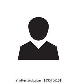 User Icon in trendy flat style isolated on white background.