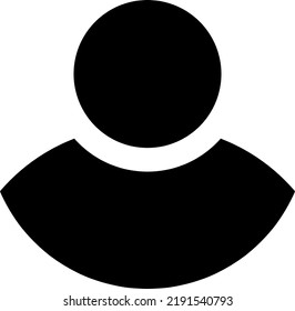 User Icon in trendy flat style isolated on white background..eps
