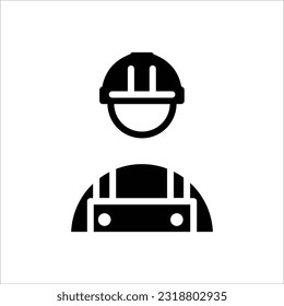User icon in trendy flat style isolated on gray background. User silhouette symbol for your website design, logo, app, UI. Vector illustration, EPS10.