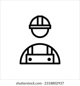 User icon in trendy flat style isolated on gray background. User silhouette symbol for your website design, logo, app, UI. Vector illustration, EPS10.