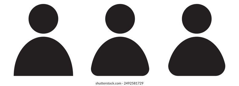 User Icon in trendy flat style People and person icon.