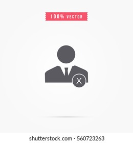 User Icon in trendy flat style