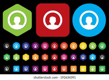 User icon vector