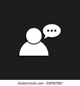 user icon - vector icon