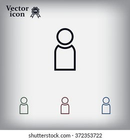 User icon vector