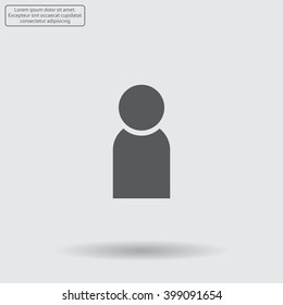 User icon vector