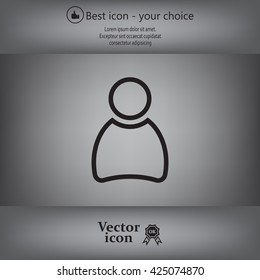 User icon vector