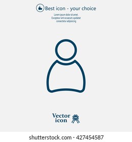 User icon vector