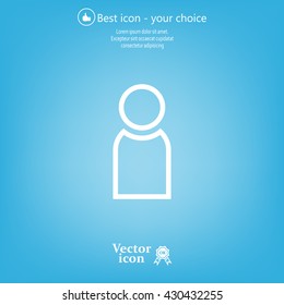 User icon vector