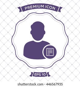 User icon vector