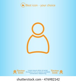 User icon vector