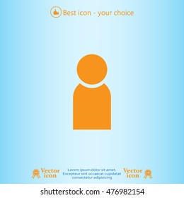 User icon vector