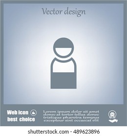 User icon vector