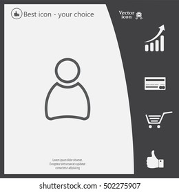User icon vector