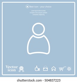 User icon vector